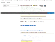 Tablet Screenshot of bfm-satshop.de